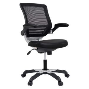 Edge Vinyl Office Chair-Black
