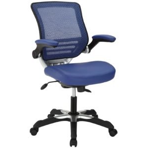 Edge Vinyl Office Chair-Blue