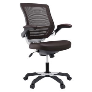 Edge Vinyl Office Chair-Brown